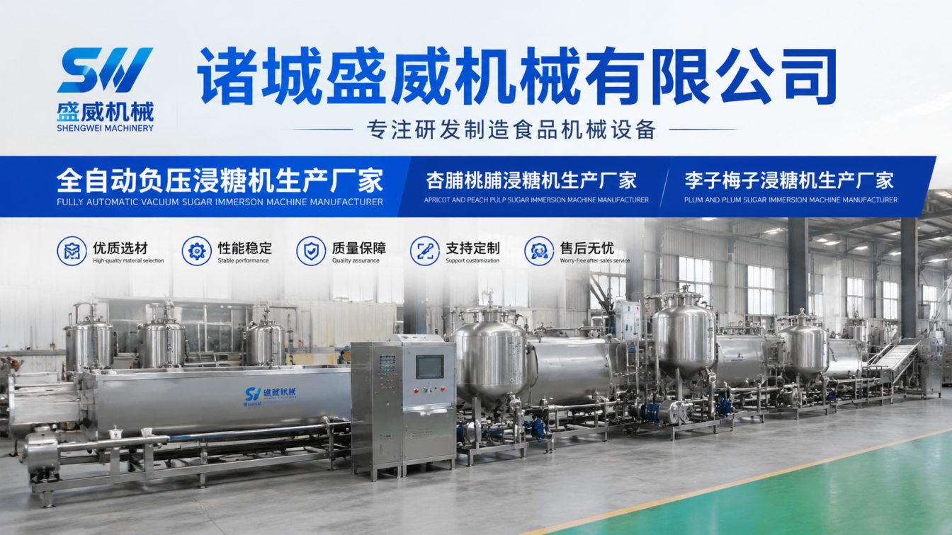 黄石为果脯加工提供负压浸糖方案